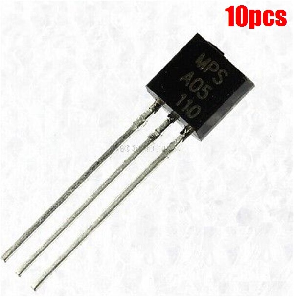 POPESQ® 5 Stück BC107 Transistor NPN – 45V / 0, Produktbild-Vorschau 2