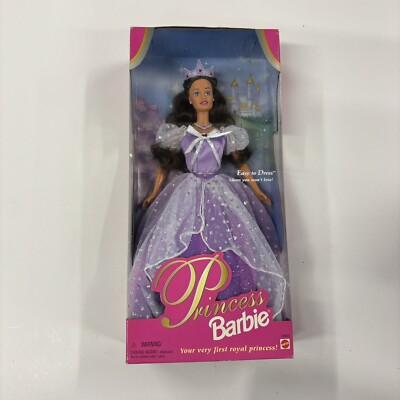 #ad #ad 1997 quot;PRINCESS BARBIEquot; EASY TO DRESS DOLL #18406 FACTORY SEALED BRUNETTE $22.58