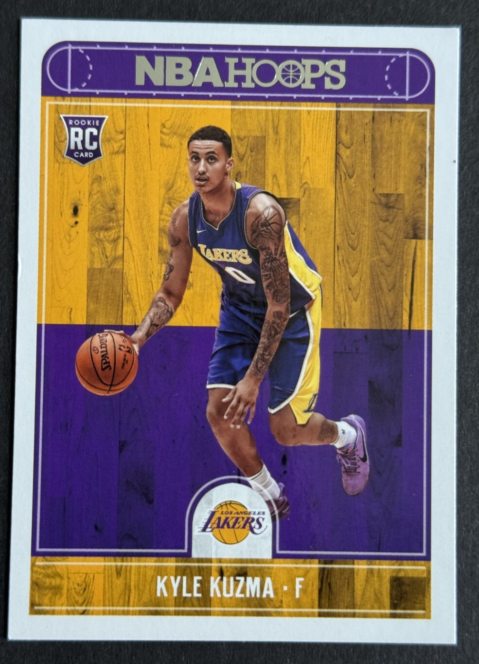 Kyle Kuzma 2017-18 Panini NBA Hoops Rookie Card RC #277 Lakers