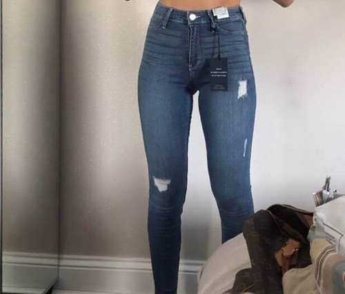hollister ripped jeans W25 | eBay