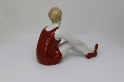 Figiúr Boy Stíl Art Deco-Gearmáinis Stíl Art Nouveau Porcelain - Zdjęcie 7 z 12