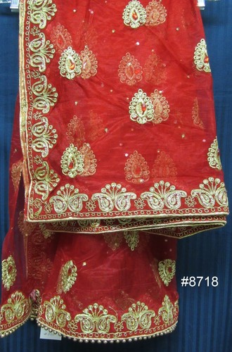 Mata Chunni 141 Surtido Rojo Tamaño Completo Mata Dupatta Indian Pooja Ghar Ambe Maa - Imagen 8 de 30