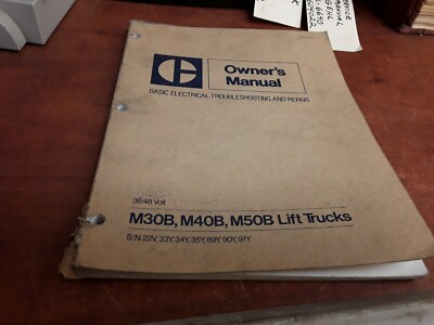 Catterpillar Basic Electrical Troubleshooting and Repair Manual M-30B/40B/50B