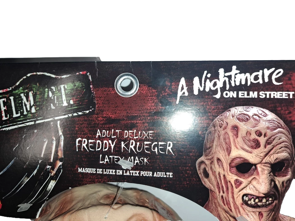 Nightmare on Elm Street Adult Deluxe Freddy Krueger Overhead Latex Mask NEW - Image 3 of 4