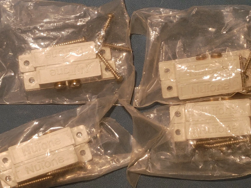 5 Sets NuTone Entry Detector magnetic Switch Door Window Security System W/Wire - Image 2 of 4