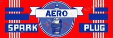 Aero Spark Plug Metal Sign 2 Sizes to Choose From