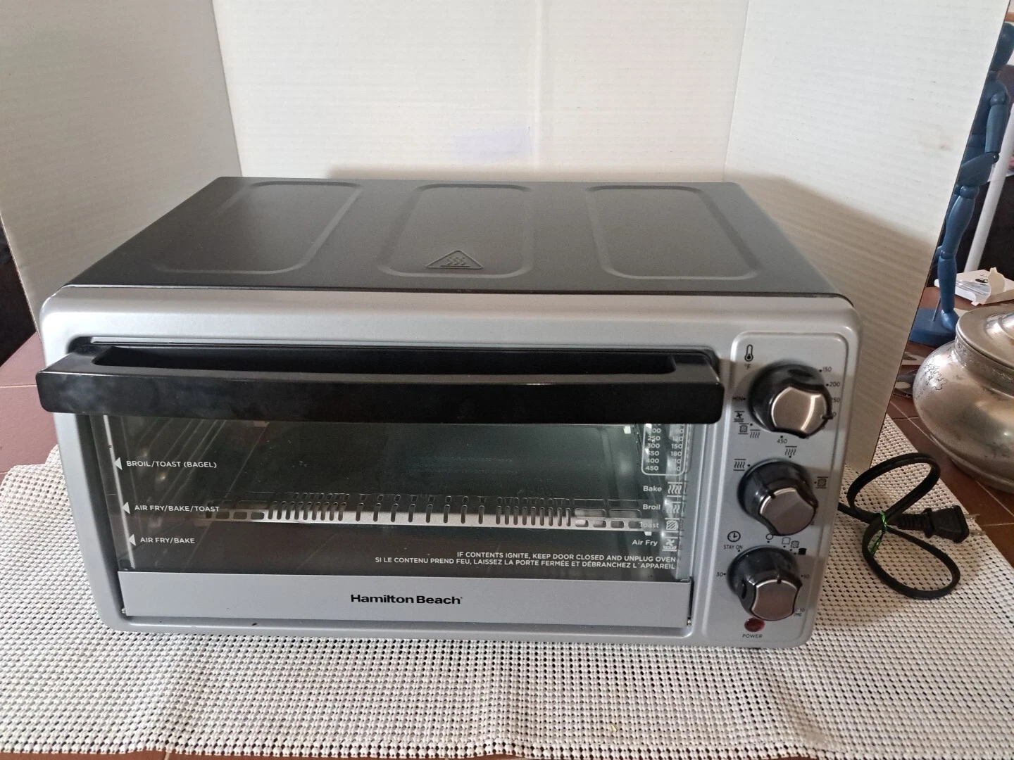 Hamilton Beach Sure-Crisp Air Fryer Toaster Oven Broiler Only No Grills/Pans
Opens in a new window o