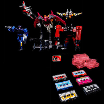 Rare Transforms THF-01P 6 Six Tape Cassette Soundwave MP13 Transforms Figures