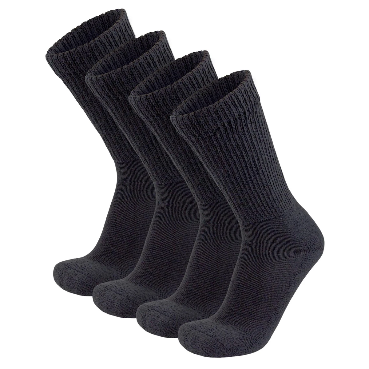 Diabetic Slipper Socks Extra Thick Cotton Cushioned Crew Socks