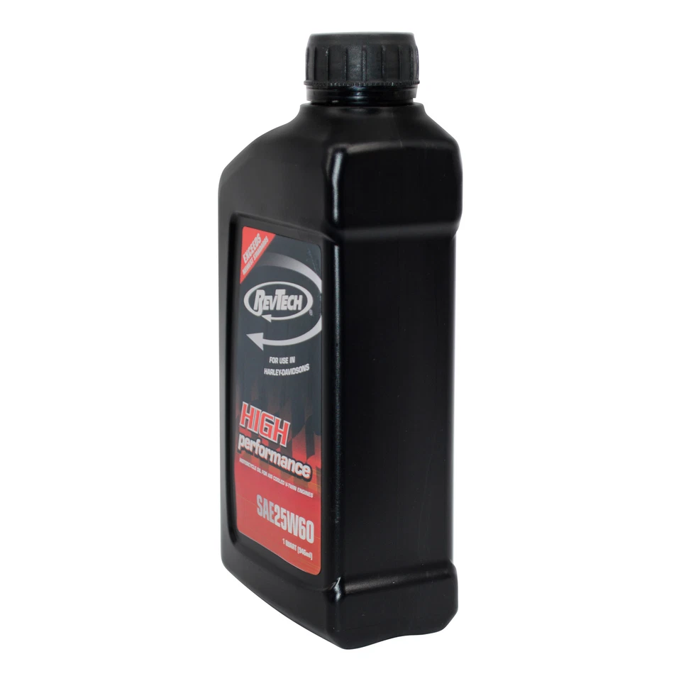 Motor de aceite de motor de 12 cuartos SAE 25W60 compatible con Harley V Twin Engine RevTech Foto 3 de 4
