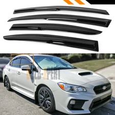 For 2015-2021 Subaru Wrx Sti Va 3d Wavy Style Window Visor Rain Guard Deflector