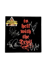 Stryper Band Signed To Hell With The Devil Vinyl Record JSA Certified Autographs Stryper Band Signed To Hell With The Devil Vinyl Record JSA Certified Autographs