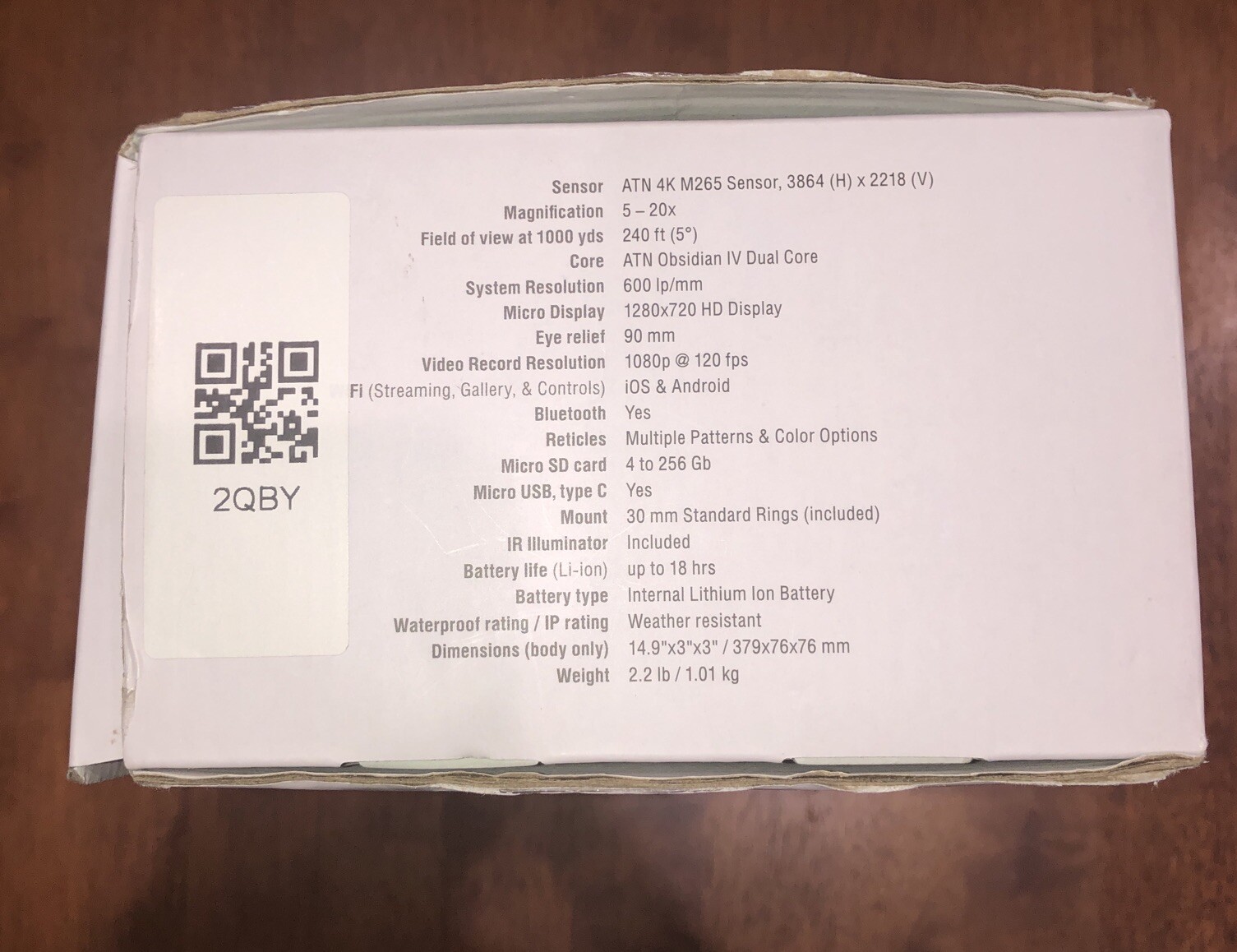 ATN X-sight 4k Pro 5-20x Scope