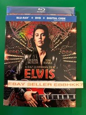 Elvis (2022) [Blu-ray + DVD + Digital HD] & Slipcover New Sealed Free Shipping!