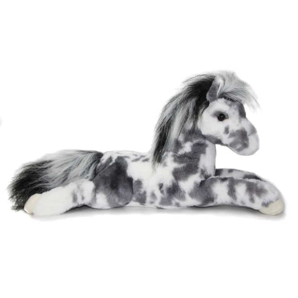 DOUGLAS CUDDLE TOYS Starsky Appaloosa Kuscheltier Plüsch Pferd liegend Stofftier Plüschtier 42 cm
