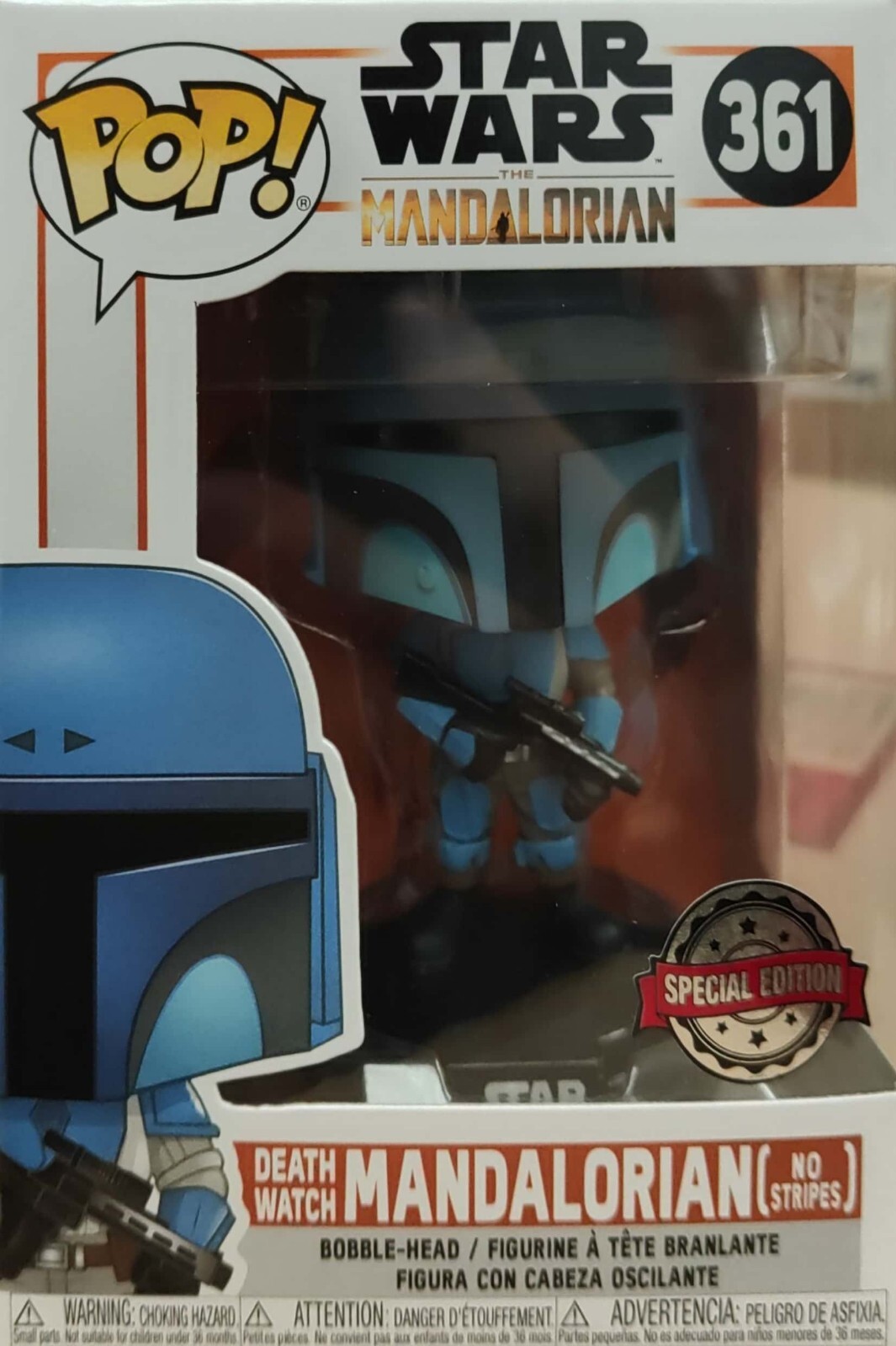 Figurine Funko Pop Star Wars The Mandalorian 361 Death Watch Mandalorian No Stri