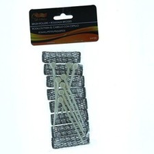 16 BRUSH ROLLERS PINS Small Mini Hair Curlers Bristles 2" x 1/2" Kids