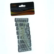 16 BRUSH ROLLERS & PINS Small Mini Hair Curlers Bristles 2" x 1/2" Kids  