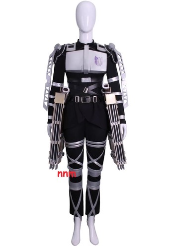 Anime Attack On Titan The Finish Season Cosplay Costume Outfits 3D Maneuver Gear - Picture 8 of 18
