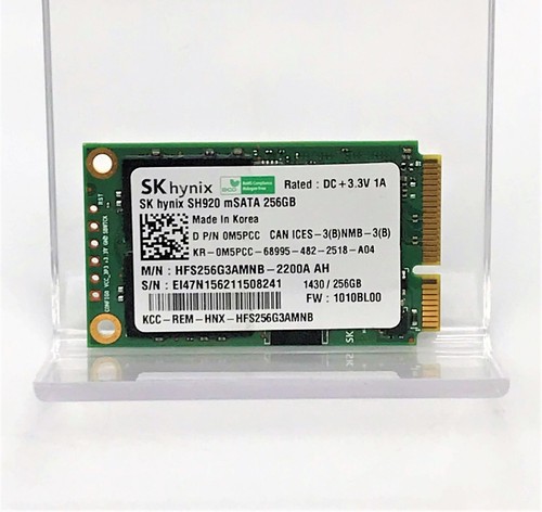 SK HYNIX SH920 256GB HFS256G3AMNB-2200A mSATA SSD 0M5PCC 60 DAYS WARRANTY
