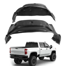 For Chevrolet Silverado 2500 HD/3500 HD 2020-2025 Rear Wheel Liner Guards Pair