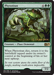Magic The Gathering MTG PHYTOTITAN FOIL Magic 2015 Promos NM Near Mint - Picture 1 of 1