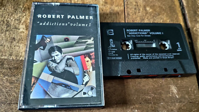ROBERT PALMER - ADDICTIONS VOLUME 1  - CASSETTE TAPE ALBUM 1989 HITS