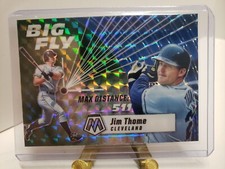 2021 Panini Mosaic Baseball Big Fly Green Prizm Jim Thome BF9 Cleveland Indians