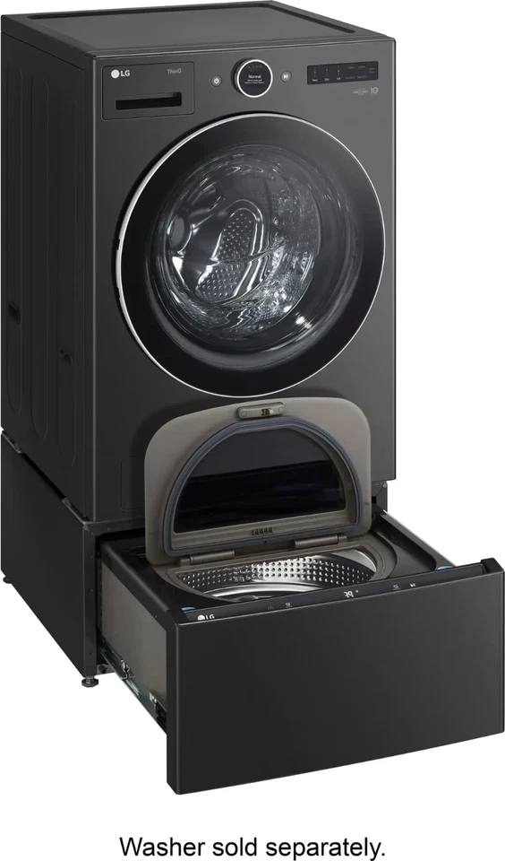 NEW LG WD300CB SideKick 27" 1.0 CU. Ft. High-Efficiency Top Load Pedestal Washer - Image 4 of 4