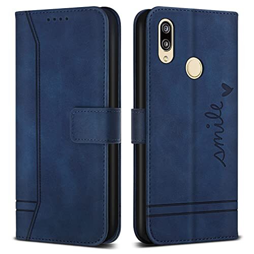 Bravoday Cover per Huawei Honor 10 Lite/Huawei P Smart 2019, Flip (q4J)