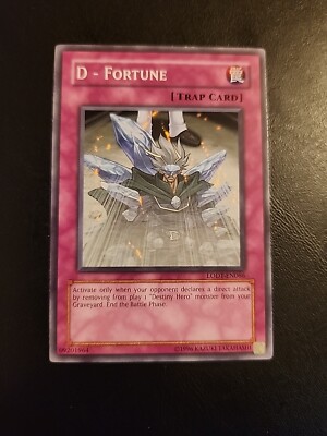 D - Fortune - Yugioh Trap Card - Vintage | eBay