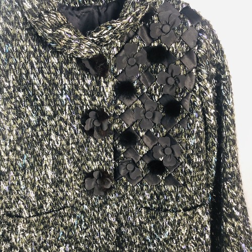New with out tags Gorgeous Marquis Woman's Tweed Coat Size XL - Picture 3 of 6