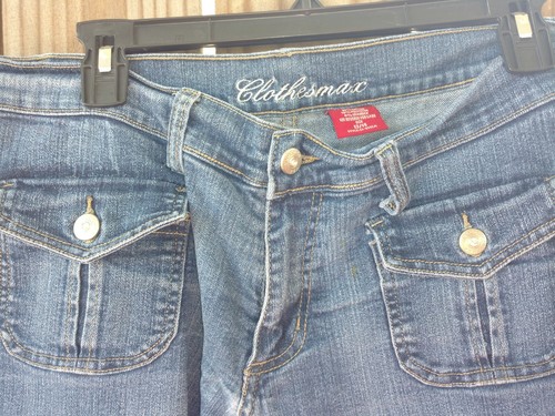 Clothes Max Jean Capri with front & back pockets size 13/14 - Picture 2 of 5