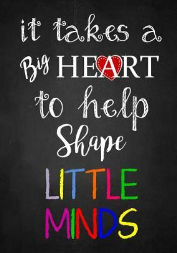 It Takes A Big Heart To Shape Little Minds: Thank you gift for teachers,  teachers appreciation, year end graduation Teacher Gifts Inspirational  Quotes