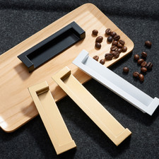 1PC Caché Porte Coulissante Poignées Intégrée Garde-Robe Tirer Meuble Hardware