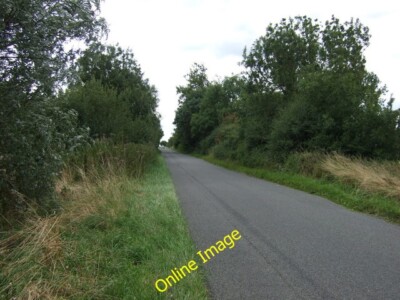 Foto 6x4 Landstraße Richtung Kings Ripton Little Raveley Richtung Süden w c2014