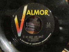 THE NIGHT OWLS-Be My Guest (and Twist)-Valmor one-sided 45-Instrumental-1962-SVG