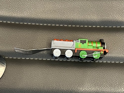 Thomas & Friends Train Baby Spoon & Fork First Years Stainless Plastic RARE - Picture 7 of 9