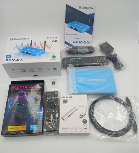 SuperBox S6MAX Smart Media Player 6K Ultra HD Bluetooth Voice Command