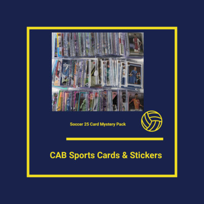 Soccer 25 Karten Mystery Pack: 1 Auto, 4 nummeriert + 5 Rookies garantiert