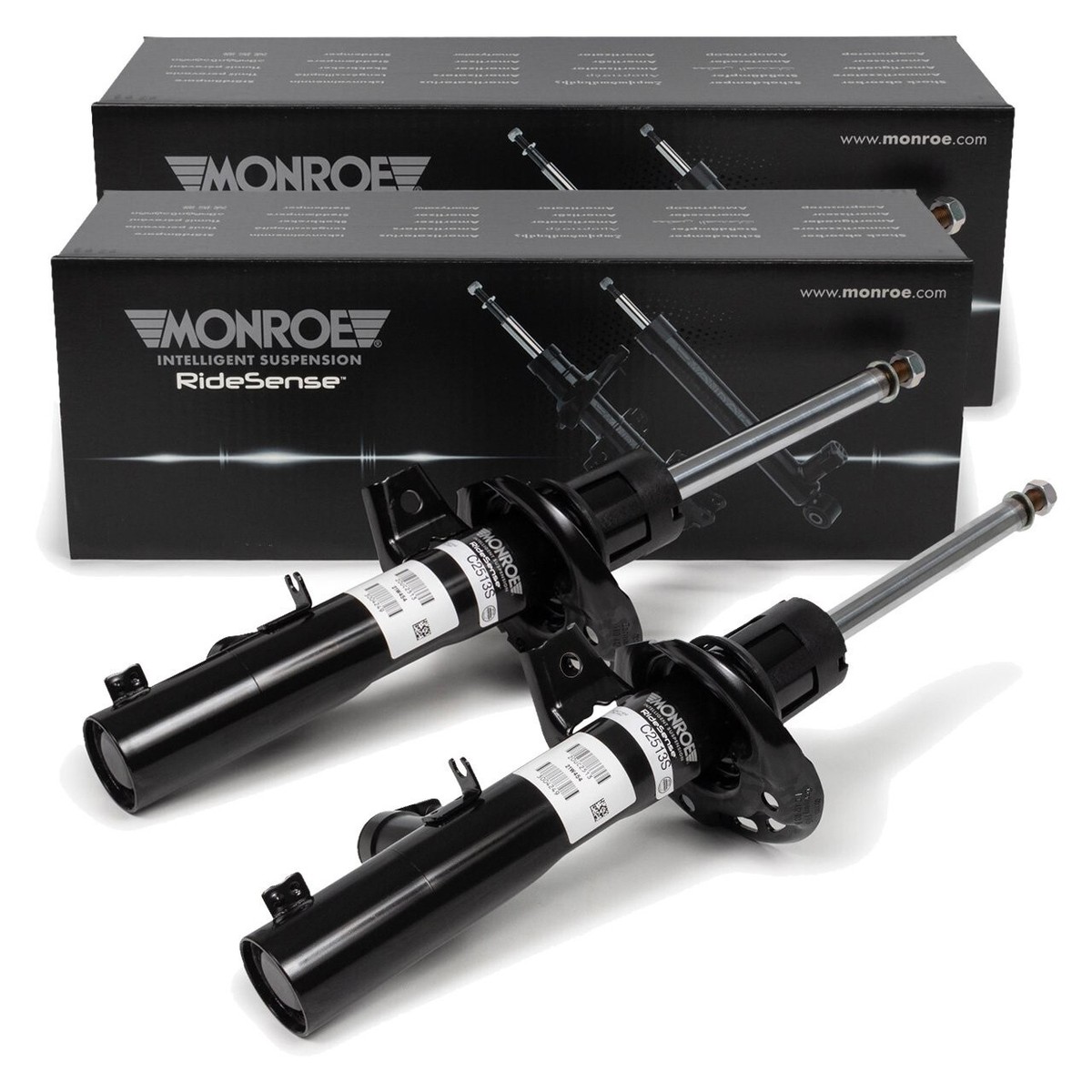 FRONT SHOCK ABSORBERS MONROE DCC W/ELECTRIC X2 SHOCKS VW GOLF R