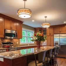 Quoizel 3 Light Laguna Pendant in Renaissance Copper - MC842CRC