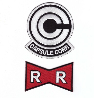 Dragon Ball Capsule Corp. + Red Ribbon Japanese Anime Costume Patches