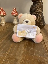 Vintage Andrew Brownsword 5.5” Teddy Bear Just For You Envelope Forever Friends
