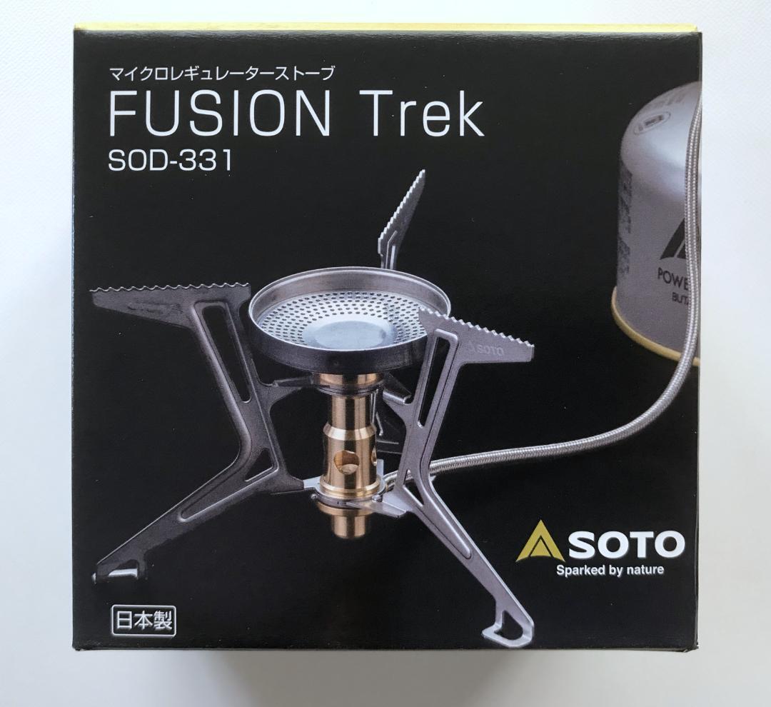 SOTO Micro Regulator Stove Fusion Trek Single Burner SOD-331 SOTO Micro Regulator Stove Fusion Trek Single Burner SOD-331