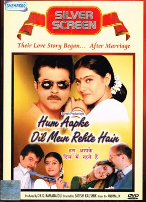Hum Aapke Dil Mein Rehte Hain. Film mit Anil Kapoor & Kajol. Orig. Shemaroo DVD