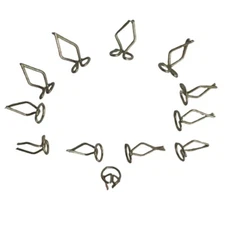 TOYOTA LAND CRUISER FJ40 BJ40 FRONT DOOR GLASS WEATHERSTRIP INNER CLIPS SET 12X