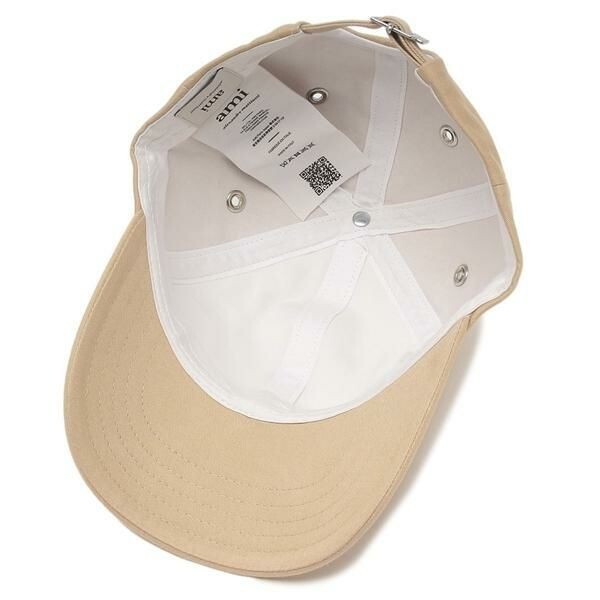 SALE Ami Paris Hat Embroidery Cap Beige Unisex 2025 Spring/Summer