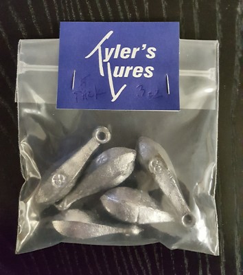 Plombs De Pêche Bank Sinker 1 Oz - Lot De 12 - Neufs