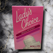 Vintage 1986 NEW Lady's Choice Anti-Perspirant Deodorant Roll On TV Movie Prop